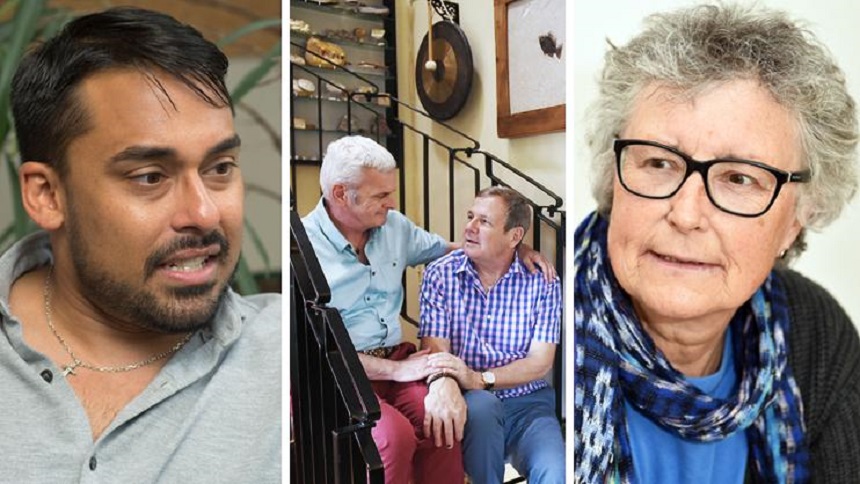 Three LGBT+ people living with dementia